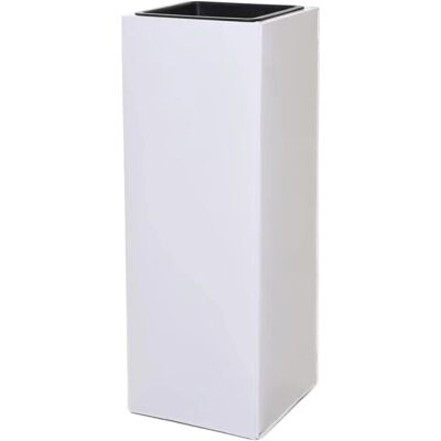 Vivanno Pflanzkübel Block 24 cm x 24 cm x 65 cm Weiß Vivanno Pflanzkübel Block 24 cm x 24 cm x 65 cm Weiß