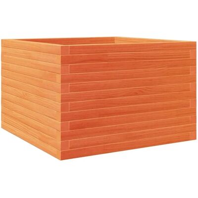 vidaXL Pflanzkübel Wachsbraun 70x70x46 cm Massivholz Kiefer 3282416 vidaXL Pflanzkübel Wachsbraun 70x70x46 cm Massivholz Kiefer 3282416