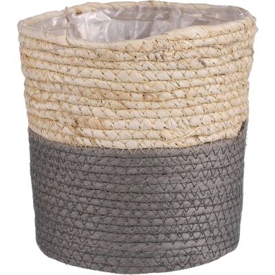 Mica Decorations Korb Rachel Rund Ø 18 cm x 18 cm Grau Mica Decorations Korb Rachel Rund Ø 18 cm x 18 cm Grau