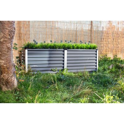 Vitavia Linus 630 - Hochbeet - Zincalume & Aluminium Vitavia Linus 630 - Hochbeet - Zincalume & Aluminium