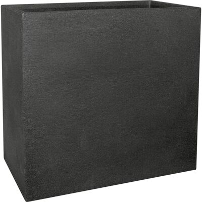 Geli Pflanzkübel Raumteiler Kubus 60 cm x 26 cm x 60 cm Anthrazit Geli Pflanzkübel Raumteiler Kubus 60 cm x 26 cm x 60 cm Anthrazit