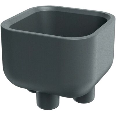 Prosperplast Blumentopf Molta Square Foot 48 cm x 48 cm x 39 cm Graphit Prosperplast Blumentopf Molta Square Foot 48 cm x 48 cm x 39 cm Graphit