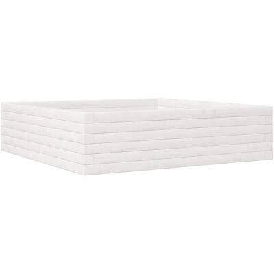 vidaXL Weiße Gartenterrasse 90x90x23 cm - Gartenpflanzer vidaXL Weiße Gartenterrasse 90x90x23 cm - Gartenpflanzer