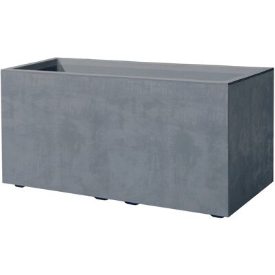 Deroma Pflanzkasten Millennium 39,1 cm x 78,5 cm x 39 cm Aschgrau Deroma Pflanzkasten Millennium 39,1 cm x 78,5 cm x 39 cm Aschgrau