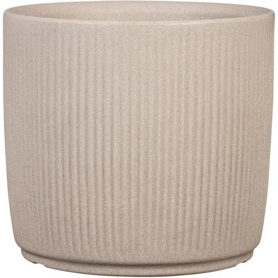SCHEURICH Pflanzkübel - 42,6cm Beige - Hochwertiger Kunststoff SCHEURICH Pflanzkübel - 42,6cm Beige - Hochwertiger Kunststoff