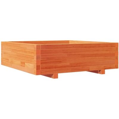 vidaXL Pflanzkübel Wachsbraun 80x80x26,5 cm Massivholz Kiefer - Pflanzkübel vidaXL Pflanzkübel Wachsbraun 80x80x26,5 cm Massivholz Kiefer - Pflanzkübel