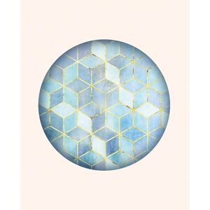 KOMAR Mosaik Circle Azzuro Poster - Kunst, Rechteckig, 50cm x 40cm KOMAR Mosaik Circle Azzuro Poster - Kunst, Rechteckig, 50cm x 40cm