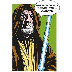 KOMAR Star Wars Klassischer Comic Zitat Obi Wan - Poster für Kinderzimmer KOMAR Star Wars Klassischer Comic Zitat Obi Wan - Poster für Kinderzimmer