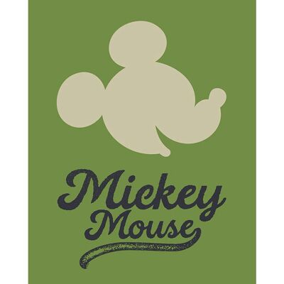 Disney Poster Micky Maus Grün 40 x 50 cm 610117 Disney Poster Micky Maus Grün 40 x 50 cm 610117