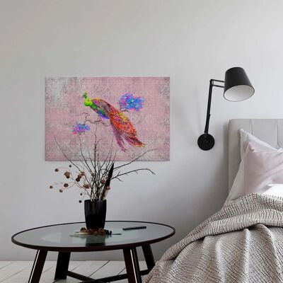 A.S. CRÉATION - peacock - 90x60 - Querformat - Canvas print A.S. CRÉATION - peacock - 90x60 - Querformat - Canvas print