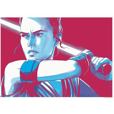 Disney Poster Star Wars Rey Rot und Blau 40 x 30 cm 610263 Disney Poster Star Wars Rey Rot und Blau 40 x 30 cm 610263