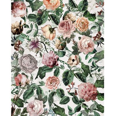 KOMAR Romance Blumen Tapete - Wandgestaltung KOMAR Romance Blumen Tapete - Wandgestaltung
