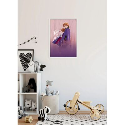 Disney Poster Die Eiskönigin Anna Lila 30 x 40 cm 610158 Disney Poster Die Eiskönigin Anna Lila 30 x 40 cm 610158