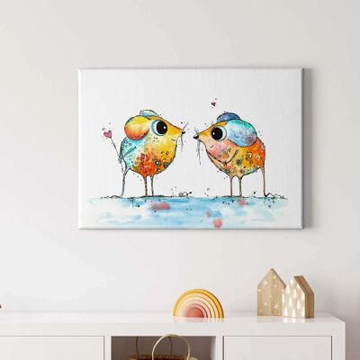 Bricoflor Süße Maus Bild Bunt Leinwand Bild Mit Mäusen In Moderner Kunst Stil Für Kinderzimmer Und Küche Buntes Wandbild Mit Tieren In Aquarell Optik Bricoflor Süße Maus Bild Bunt Leinwand Bild Mit Mäusen In Moderner Kunst Stil Für Kinderzimmer Und Küche Buntes Wandbild Mit Tieren In Aquarell Optik