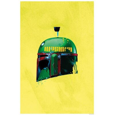 Disney Poster Star Wars Boba Fett Gelb und Grün 50 x 70 cm 610202 Disney Poster Star Wars Boba Fett Gelb und Grün 50 x 70 cm 610202