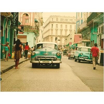 KOMAR Cuba Rush Poster - Städte, bunt, 50x40 cm - Poster KOMAR Cuba Rush Poster - Städte, bunt, 50x40 cm - Poster