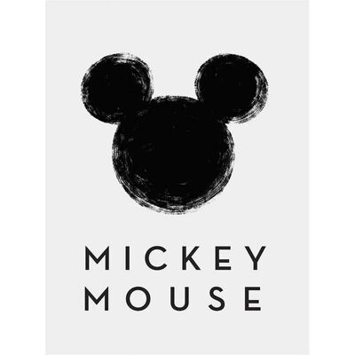 Disney Poster Micky Maus Grau und Schwarz 40 x 50 cm 610123 Disney Poster Micky Maus Grau und Schwarz 40 x 50 cm 610123
