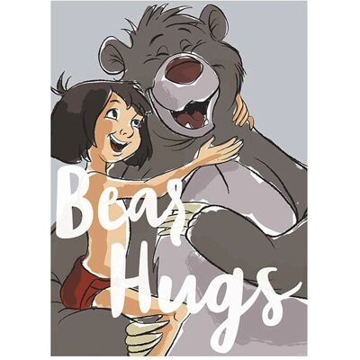 Disney Poster The Jungle Book Grau 30 x 40 cm 610098 Disney Poster The Jungle Book Grau 30 x 40 cm 610098