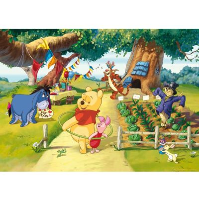 Disney Poster Pu Der Bär Grün Gelb und Blau 160 x 110 cm 600654 Disney Poster Pu Der Bär Grün Gelb und Blau 160 x 110 cm 600654