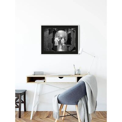 Disney Poster Star Wars Leia & R2D2 Schwarz-Weiß 40 x 30 cm 610254 Disney Poster Star Wars Leia & R2D2 Schwarz-Weiß 40 x 30 cm 610254