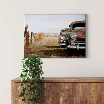 Bricoflor Leinwand Bild Mit Oldtimer In Rot Braun Vintage Auto Bild Ideal Für Schlafzimmer Und Küche Wandbild Mit Alten Autos Auf Keilrahmen Bricoflor Leinwand Bild Mit Oldtimer In Rot Braun Vintage Auto Bild Ideal Für Schlafzimmer Und Küche Wandbild Mit Alten Autos Auf Keilrahmen