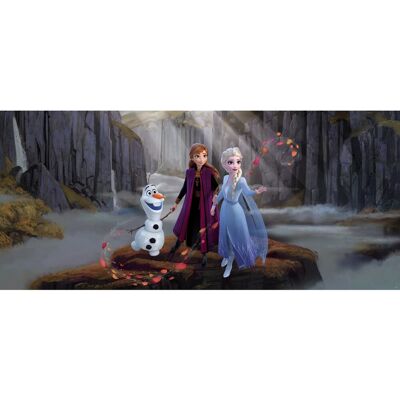 Disney Poster Die Eiskönigin Anna & Elsa Blau Lila und Braun 202 x 90 cm 600905 Disney Poster Die Eiskönigin Anna & Elsa Blau Lila und Braun 202 x 90 cm 600905