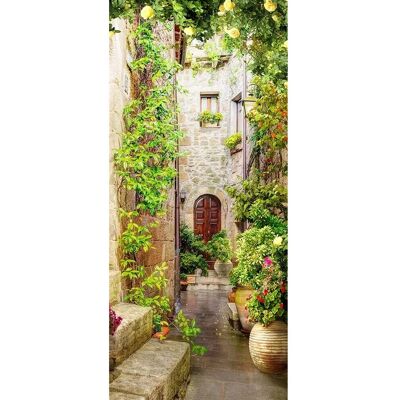Sanders & Sanders Poster Stadtblick Grün und Beige 90 x 202 cm 600846 Sanders & Sanders Poster Stadtblick Grün und Beige 90 x 202 cm 600846