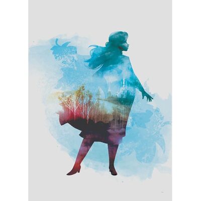 Disney Poster Die Eiskönigin Blau und Lila 50 x 70 cm 610163 Disney Poster Die Eiskönigin Blau und Lila 50 x 70 cm 610163