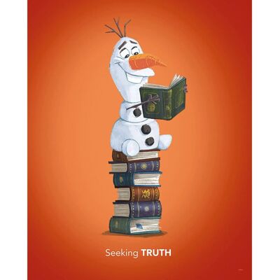 Disney Poster Frozen Olaf Orange 40 x 50 cm 610150 Disney Poster Frozen Olaf Orange 40 x 50 cm 610150