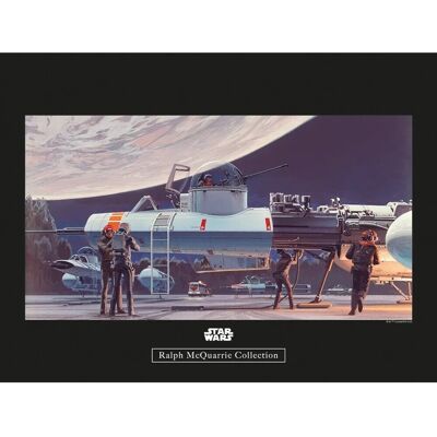 Komar Wandbild Star Wars Hangar 40 x 30 cm Komar Wandbild Star Wars Hangar 40 x 30 cm