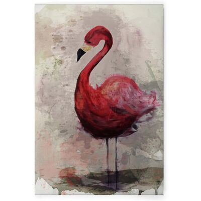 Bricoflor Leinwandbild Flamingo In Aquarell Optik Wandbild Moderne Kunst Pink Grau Leinwand Mit Vogel 80 X 120 Cm Für Wohnzimmer Bricoflor Leinwandbild Flamingo In Aquarell Optik Wandbild Moderne Kunst Pink Grau Leinwand Mit Vogel 80 X 120 Cm Für Wohnzimmer