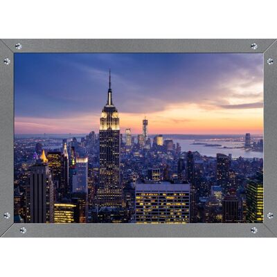Sanders & Sanders Poster New York Lila 160 x 110 cm 600703 Sanders & Sanders Poster New York Lila 160 x 110 cm 600703