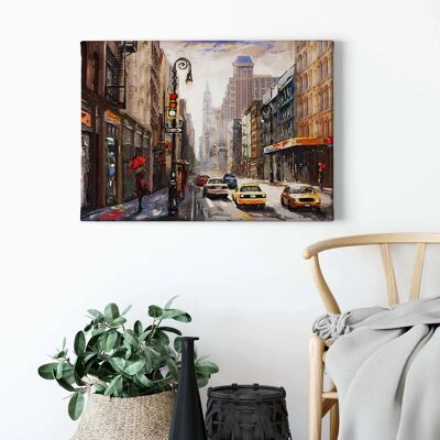 Bricoflor Leinwand Bild New York Gemalt Modernes Kunst Bild Im Ölgemälde Stil Für Wohnzimmer Kunstdruck Wandbild In Braun Und Beige Mit Stadt Motiv Bricoflor Leinwand Bild New York Gemalt Modernes Kunst Bild Im Ölgemälde Stil Für Wohnzimmer Kunstdruck Wandbild In Braun Und Beige Mit Stadt Motiv