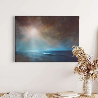 Bricoflor Gemälde Mit Meer Als Kunstdruck Auf Leinwand Maritimes Leinwandbild In Blau Und Grau Kunst Wandbild Mit Wolken Und Sonne Für Schlafzimmer Bricoflor Gemälde Mit Meer Als Kunstdruck Auf Leinwand Maritimes Leinwandbild In Blau Und Grau Kunst Wandbild Mit Wolken Und Sonne Für Schlafzimmer