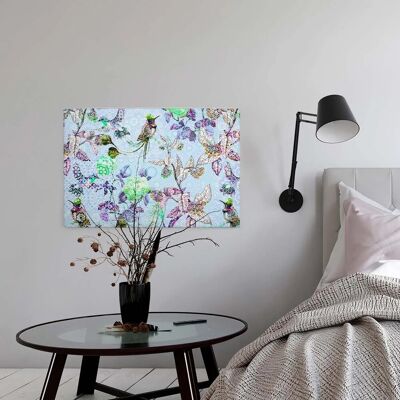 A.S. CRÉATION - exotic mosaic - 90 cm x 60 cm - Vögel - Leinwandbild A.S. CRÉATION - exotic mosaic - 90 cm x 60 cm - Vögel - Leinwandbild