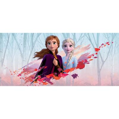 Disney Poster Die Eiskönigin Anna & Elsa Blau Lila und Orange 202 x 90 cm 600907 Disney Poster Die Eiskönigin Anna & Elsa Blau Lila und Orange 202 x 90 cm 600907