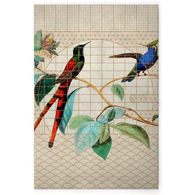Bricoflor Wandbild Bunte Vögel Im Art Déco Stil 20Er Jahre Leinwandbild Mit Vögeln In Käfig Ideal Für Wohnzimmer Und Schlafzimmer Bricoflor Wandbild Bunte Vögel Im Art Déco Stil 20Er Jahre Leinwandbild Mit Vögeln In Käfig Ideal Für Wohnzimmer Und Schlafzimmer