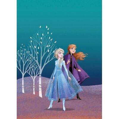 Disney Poster Die Eiskönigin Anna & Elsa Blau und Lila 50 x 70 cm 610154 Disney Poster Die Eiskönigin Anna & Elsa Blau und Lila 50 x 70 cm 610154