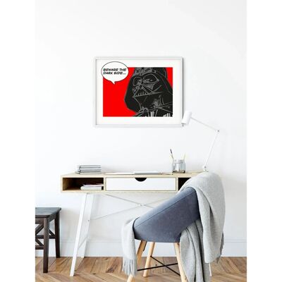 Disney Poster Star Wars Vader Rot und Schwarz 50 x 40 cm 610246 Disney Poster Star Wars Vader Rot und Schwarz 50 x 40 cm 610246