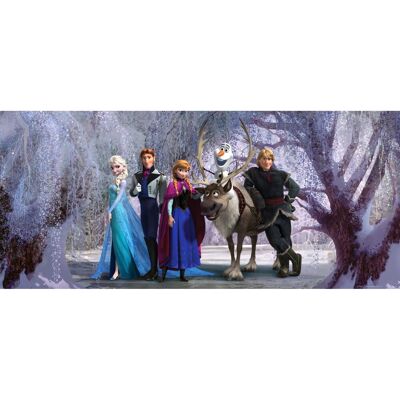 Disney Poster Die Eiskönigin Lila Blau und Beige 202 x 90 cm 600881 Disney Poster Die Eiskönigin Lila Blau und Beige 202 x 90 cm 600881