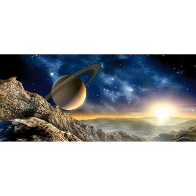Sanders & Sanders Poster Universum Beige und Blau 202 x 90 cm 600937 Sanders & Sanders Poster Universum Beige und Blau 202 x 90 cm 600937