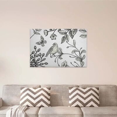 Bricoflor Holzschnitt Bild In Schwarz Weiß Leinwand Bild Mit Gezeichnetem Vogel Und Schmetterling Canvas Keilrahmen Bild In Industrial Steinoptik Bricoflor Holzschnitt Bild In Schwarz Weiß Leinwand Bild Mit Gezeichnetem Vogel Und Schmetterling Canvas Keilrahmen Bild In Industrial Steinoptik
