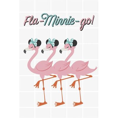 Disney Poster Minnie Maus Rosa 30 x 40 cm 610125 Disney Poster Minnie Maus Rosa 30 x 40 cm 610125