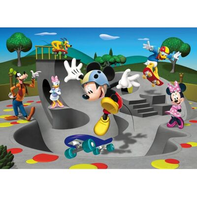 Disney Poster Micky Maus Grau Grün und Blau 160 x 110 cm 600658 Disney Poster Micky Maus Grau Grün und Blau 160 x 110 cm 600658