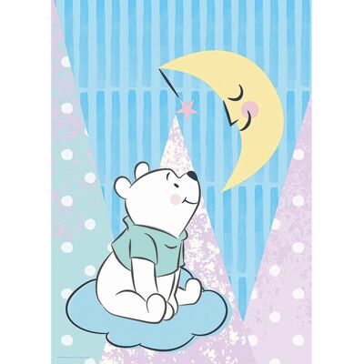 Disney Poster Pu Der Bär Multicolor 50 x 70 cm 610187 Disney Poster Pu Der Bär Multicolor 50 x 70 cm 610187