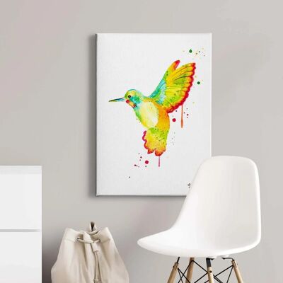 Bricoflor Bild Mit Kolibri Buntes Vogelbild Im Kunst Design Ideal Für Wohnzimmer Und Schlafzimmer Leinwand Bild Mit Vogel Gemalt Bricoflor Bild Mit Kolibri Buntes Vogelbild Im Kunst Design Ideal Für Wohnzimmer Und Schlafzimmer Leinwand Bild Mit Vogel Gemalt