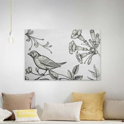 A.S. CRÉATION - birdy 3 - 90x60 - BW - Leinwanddruck A.S. CRÉATION - birdy 3 - 90x60 - BW - Leinwanddruck