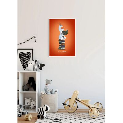 Disney Poster Frozen Olaf Orange 50 x 70 cm 610151 Disney Poster Frozen Olaf Orange 50 x 70 cm 610151