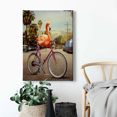 Bricoflor Wandbild Mit Fahrrad Und Flamingo Ausgefallenes Leinwand Bild Mit Vogel Ideal Für Wohnzimmer Und Schlafzimmer Hollywood Leinwandbild In Pink Bricoflor Wandbild Mit Fahrrad Und Flamingo Ausgefallenes Leinwand Bild Mit Vogel Ideal Für Wohnzimmer Und Schlafzimmer Hollywood Leinwandbild In Pink