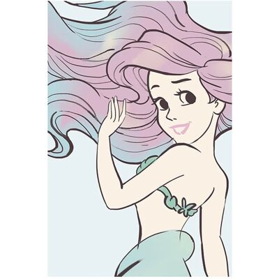Disney Poster Arielle - Die Meerjungfrau Violett und Blau 50 x 70 cm 610088 Disney Poster Arielle - Die Meerjungfrau Violett und Blau 50 x 70 cm 610088
